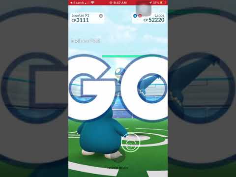 Latios Raid Catch - Pokemon Go - February 2021