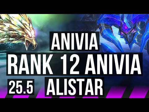 ANIVIA & Ashe vs ALISTAR & Varus (SUP) | 600+ games, Rank 12 Anivia | KR Challenger | 25.5
