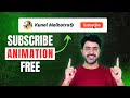 How To Make YouTube Subscribe Button Animation For FREE