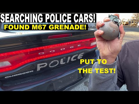 Searching Police Cars! Found M67 Grenade! | Crown Rick Auto