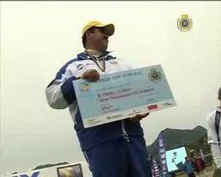 Compound men's podium | Varese 2007 Archery World Cup stage 2