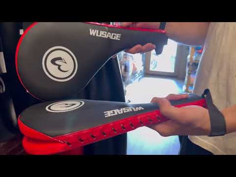 ~子甄彣璟~WUSAGE 雙葉靶 空手道 跆拳道 腳靶 訓練靶子 雞腿靶手靶 腳板 腳把 散打 靶子 武術練習 踢靶