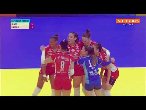A Muralha Osasquense - 15 bloqueios em 3 sets - Itambé/Minas x Osasco/Audax