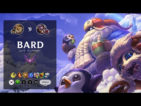 Bard Support vs Blitzcrank - KR Master Patch 12.6