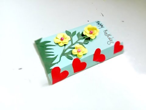 Beautiful handmade birthday card // birthday card idea.