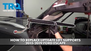 How to Replace Liftgate Lift Supports 2013-2019 Ford Escape