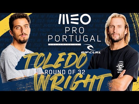 Filipe Toledo vs Owen Wright MEO Pro Portugal - Round of 32 Heat Replay