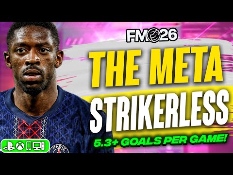 BROKEN META Strikerless FM26 Tactic | 5+ Goals | Best FM26 Tactics