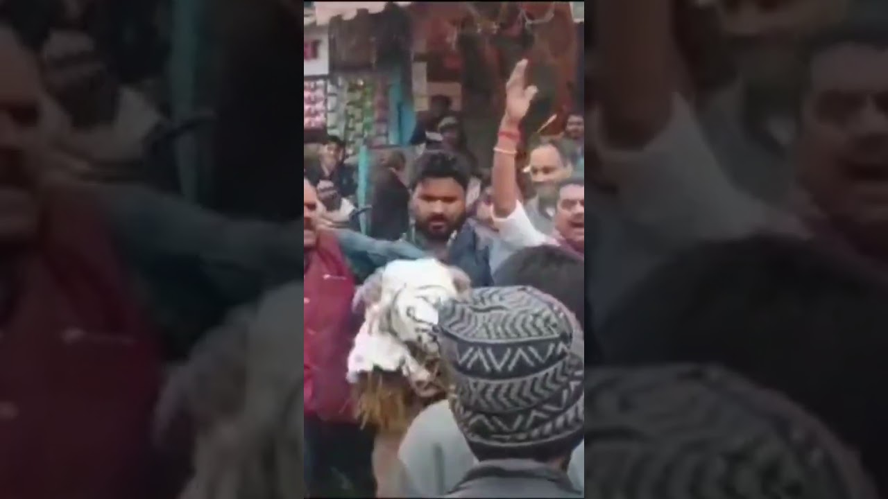 विदिशा में पुतला दहन के दौरान मच गई अफरातफरी ,होने लगी भागदौड़,लोग गिर गए,वहां खड़ी गाड़ियां गिर गई