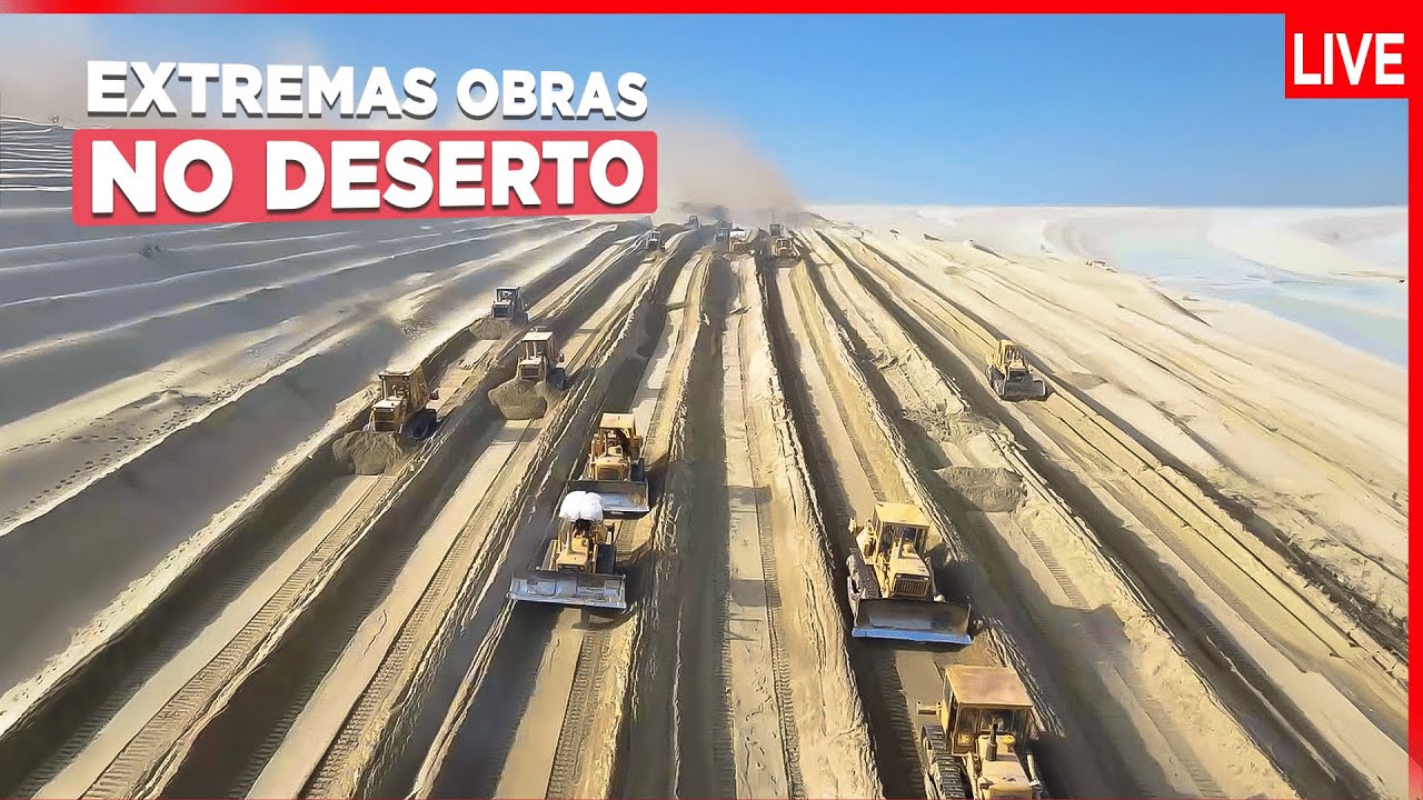 Obras Extremas que ESTÃO TRANSFORMANDO o Deserto