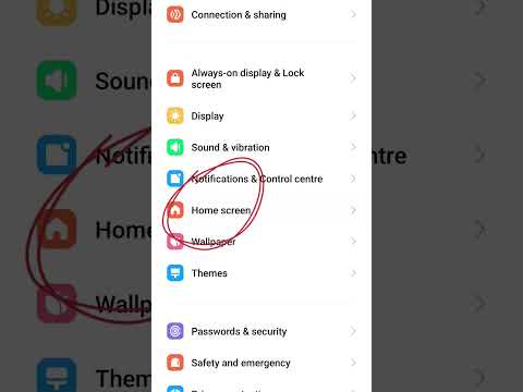 How To Home Screen Setting Redmi Note 10s Home screen Setting  | #shorts #youtubeshorts