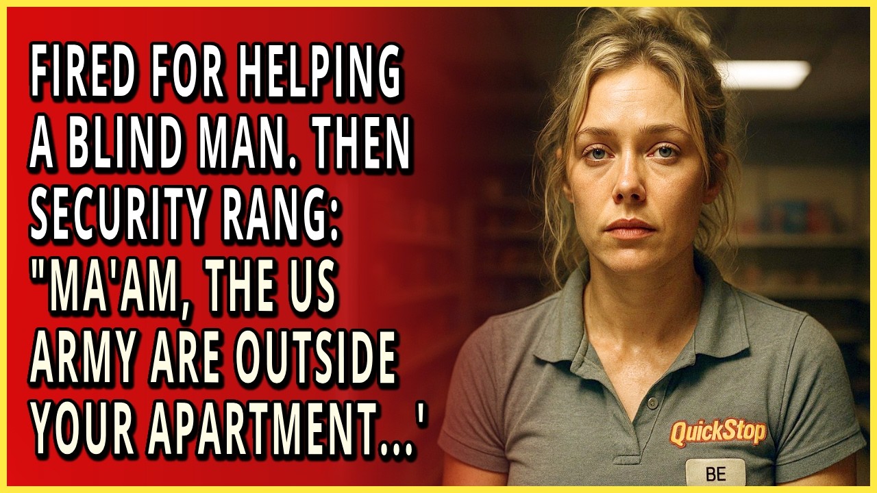 Fired for Helping a Blind Man, Then Security Rang: 'Ma'am, The US Army are Outside Your Apartment'