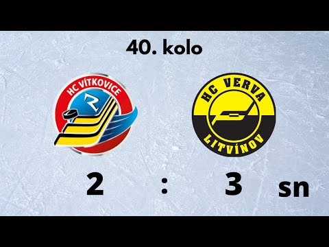 TELH 22/23 | HC Vítkovice RIDERA - HC Verva Litvínov 2:3sn | Sestřih