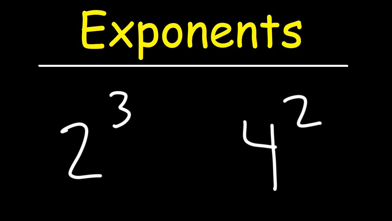 Exponents
