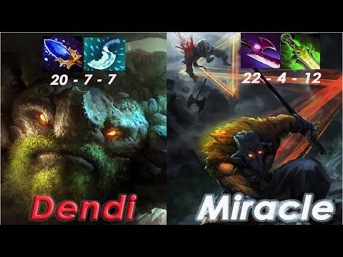 Miracle vs Dendi - Dota 2 battle of legends