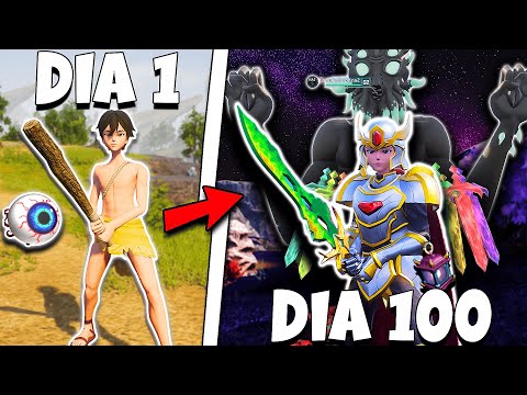 Passei 100 Dias no Palworld Tides of Terraria