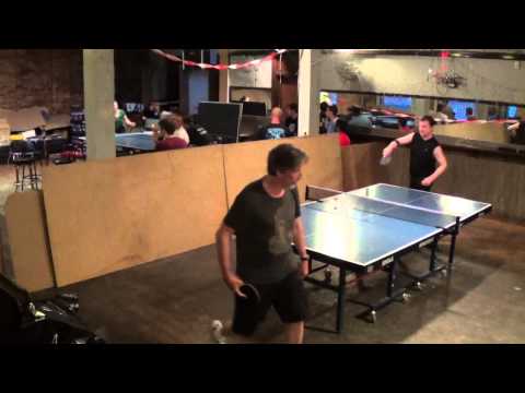Harlings Table Tennis League - Drew Angell vs. Brian Brooker