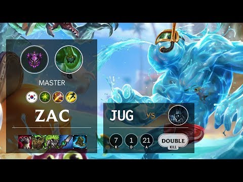 Zac Jungle vs Karthus - KR Master Patch 10.10