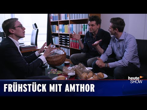 Veganer Schinkenspicker oder Bärchenwurst? Lutz und Fabian treffen Philipp Amthor | heute-show