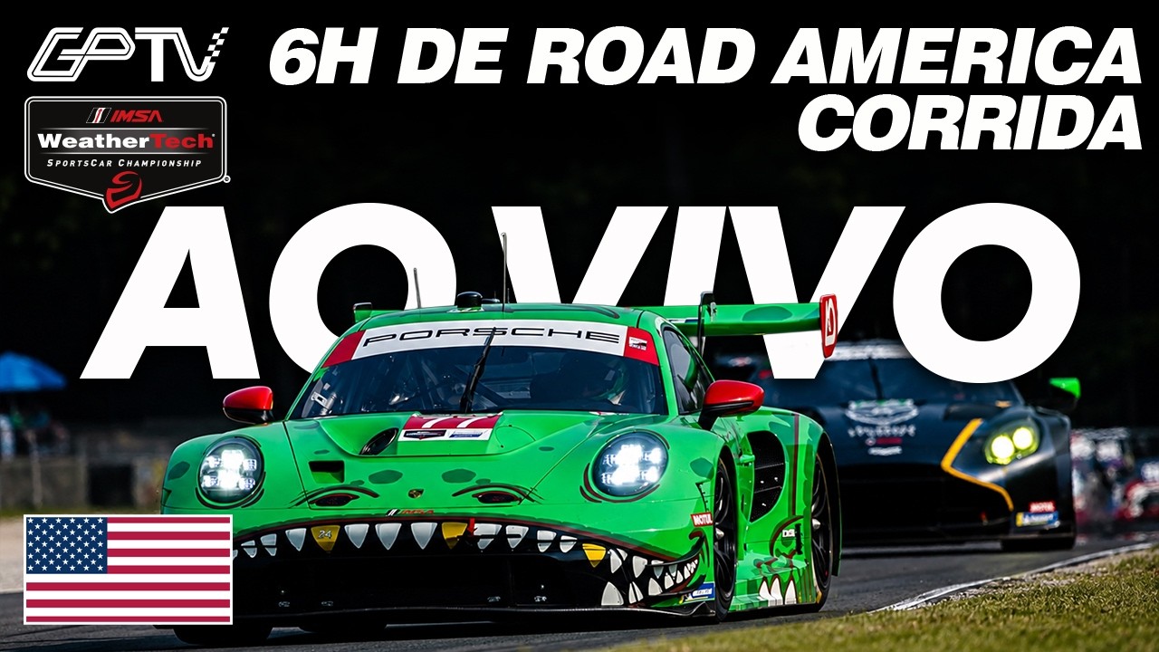 🔴AO VIVO: 6H DE ROAD AMERICA AO VIVO E COM IMAGENS | CORRIDA IMSA 2026 | 7ª etapa [grande premio]