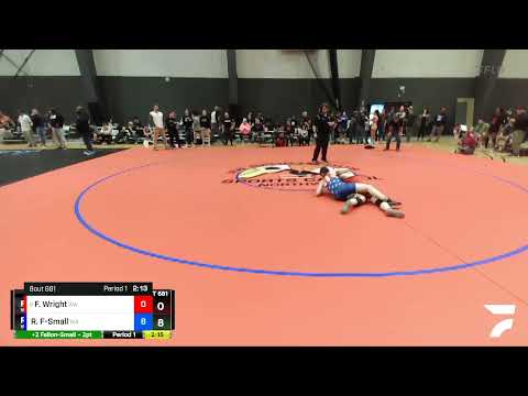 127 Lbs Cons. Round 3 - Felicity Wright, WA Vs Reagan Fallon-Small, WA E026