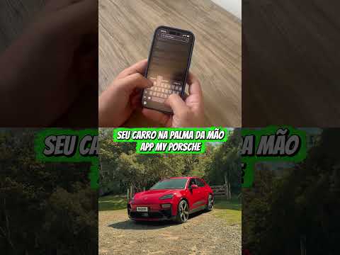 SEU CARRO NA PALMA DA MÃO! Conheça os recursos do App My Porsche no Macan GTS! 😱📱