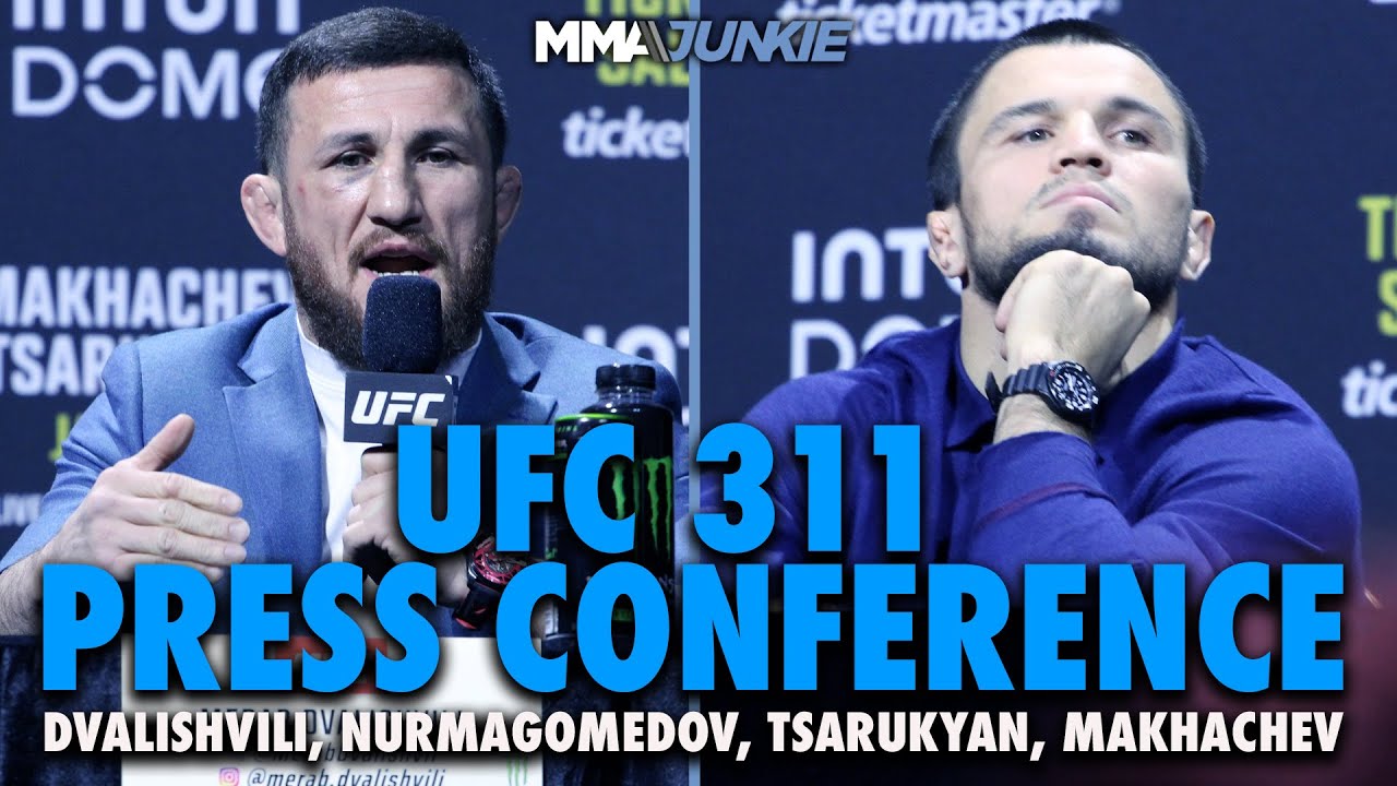 UFC 311 Full Press Conference: Merab Dvalishvili vs. Umar Nurmagomedov Gets HEATED