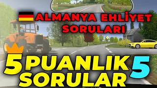 5 Puanlık Sorular 5 | Sınav Tavsiyeleri | Almanya Ehliyet Soruları Tür