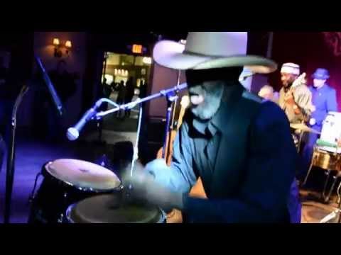 Marcus "The Magnificent Malone" jamming with the Mirage Band