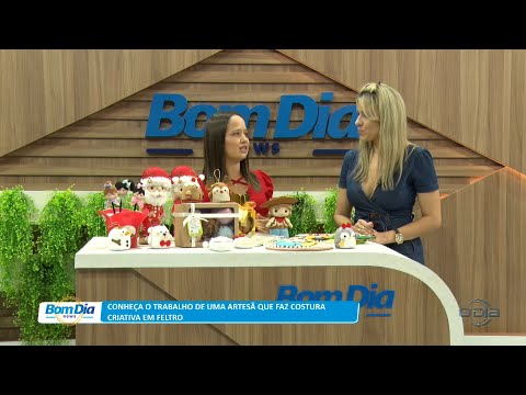 Conheça o trabalho de uma artesã que faz costura criativa em feltro 23 11 2022
