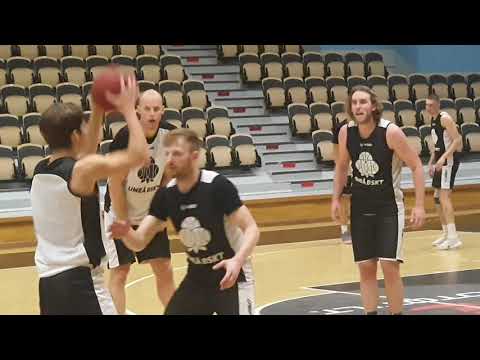 Maciej Lampe training with Umeå BSKT 16th August