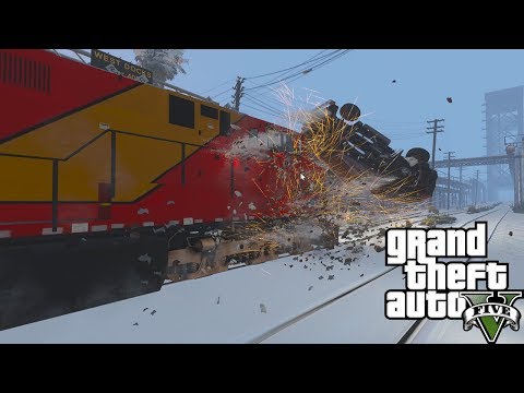 GTA 5: SP Series #9 - AWVR Runaway Train Through San Andreas (Unstoppable)