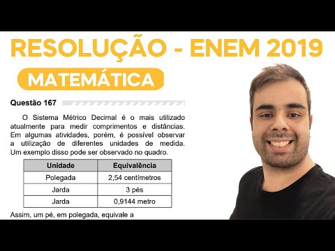 ENEM 2019 - The Decimal Metric System is the most widely used system today for measuring lengths and