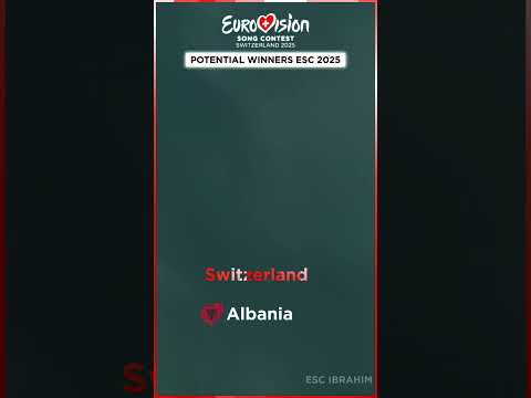 Eurovision 2025: Potential winners! Who do you think will win? #eurovision #eurovision2025 #esc