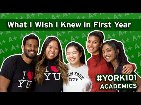 What I Wish I Knew In First Year: Academics