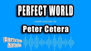 Peter Cetera - Perfect World (Karaoke Version)