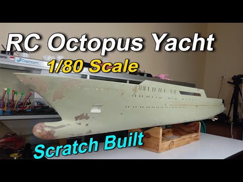How To Built Hull RC Octopus Yacht From Scratch