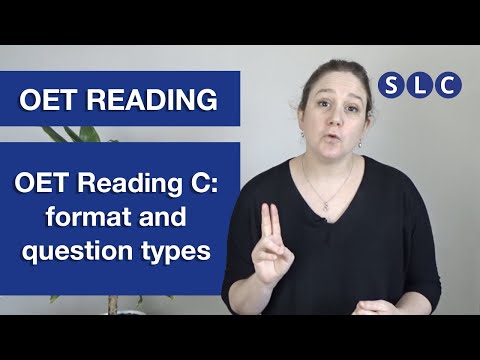 OET READING | OET Reading Part C | Format and Questions