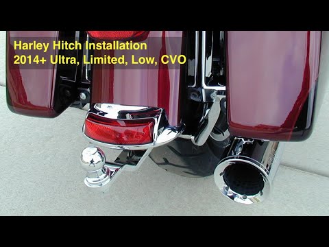 Harley Hitch Installation - HitchDoc 15225 chrome hitch