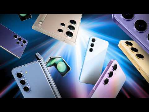 Top 5 BEST Samsung Phones of 2024! You need to SEE Samsung Z Flip 6