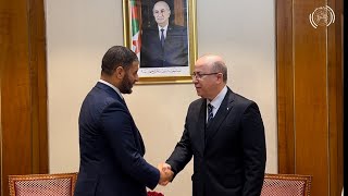 الوزير الأول يستقبل وزير الداخلية المكلف بحكومة الوحدة الوطنية لدولة ليبيا