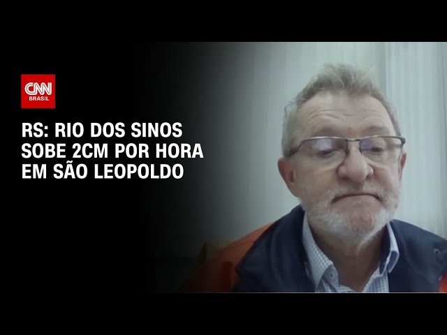 RS: Rio dos Sinos sobe 2cm por hora em São Leopoldo | LIVE CNN