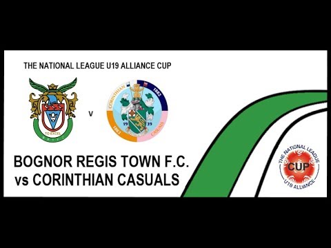 Full Match: Bognor Regis Town U19 10 - 0 Corinthian Casuals U19