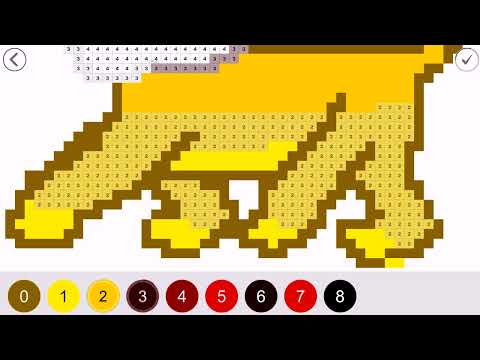 Pixel Art Book Paint By Number Video