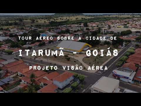 ITARUMÃ GOIÁS, PROJETO VISÃO AÉREA - TOUR AÉREO POR TODA CIDADE.