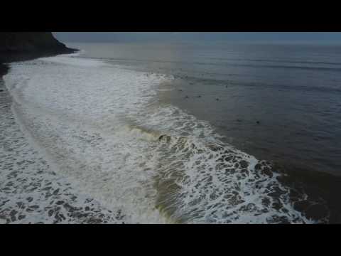 Imagens de drones em Lynmouth