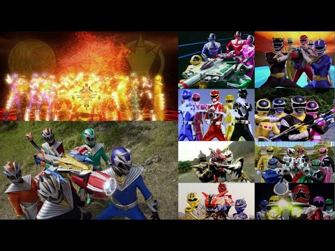 All Power Rangers Team Weapons Appearance & Finishers