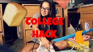 GRILLED CHEESE COLLEGE DORM HACK?!!??!?!!