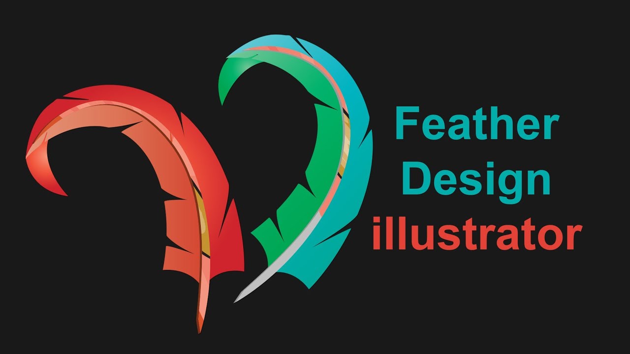 Bird feather design