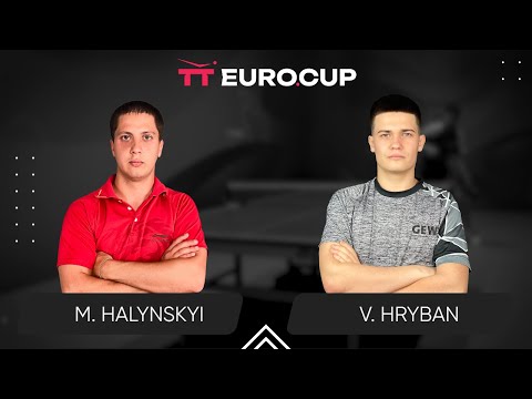 11:10 Mykola Halynskyi - Vadym Hryban 17.01.2024 TT Euro.Cup Ukraine Star. TABLE 4